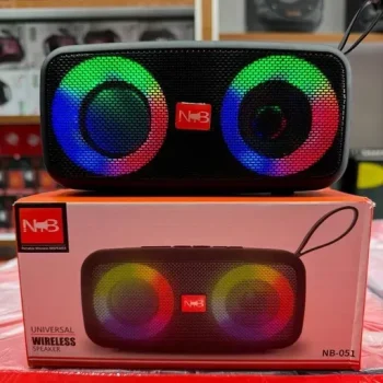 Transparent RGB Lighting NB-051 Bluetooth 5.0 Portable Wireless Speaker