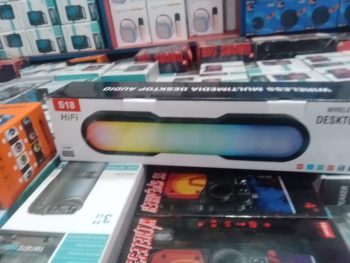S18 RGB Light Sound Bar Wireless Speakers TWS Home Desktop Subwoofer Stereo Bluetooth Speaker