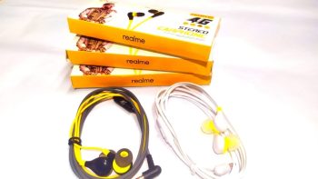 Realme R-100 4G Super Bass Stereo Earphone With Built In Mic Headphone - Headphone - Ear Phone
