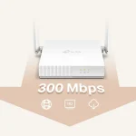 TP-Link TL-WR820N (V2) 300 Mbps Multi-Mode Wi-Fi Router App Controls