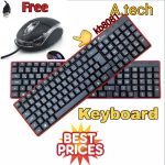 A.TECH Standard Keyboard with bangla KB8801 (usb) Free Mouse HP-M100