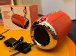 S1-HIFI Rechargeable Wireless Speakers with Carrying Strap Compatible with Bluetooth, Memory Card and U Disk