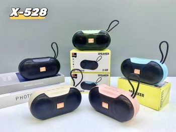 X-528 Factory Custom logo Portable Box Speakers BT Wireless 3D Stereo Perfect Sound System Support FM Radio Stage Speaker