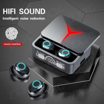 M90 Pro TWS Earphones HD Voice Noise Cancelling Earbuds by Alpha
