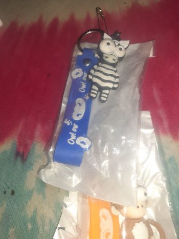 Key Holder Wear-resistant Cartoon Animals  Fruit Key Chain