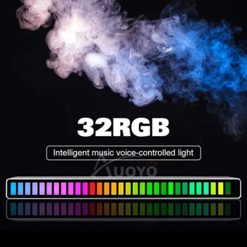 RGB Home Sound Light পিকআপ লাইট গাড়ির মাউন্ট করা মিউজিক স্পেকট্রাম লাইট ভয়েস কন্ট্রোল রিদম লাইট গাড়ির অ্যাম্বিয়েন্স লাইট ডেস্কটপ লাইট নেট রেড লাইট ক্রিয়েটিভ মিউজিক স্পেকট্রাম রিদম ল্যাম্প - strip light smart light