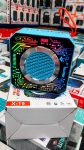 X-19 Wireless Speaker, Mini Smart Speaker Colorful Light Support BT TF FM USB AUX Outdoor Portable Bluetooth Speaker