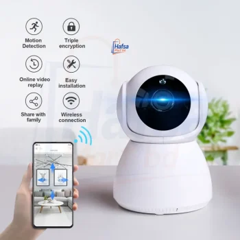 2MP WIFI IP Indoor Camera V380 Pro Video Surveillance Dome Smart Home Security Wireless Camera Baby Monitor Robot Two Ways AUDIO