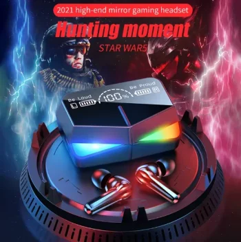 M28 TWS Bluetooth 5.1 Gaming Headset Dual Mode Wireless Earphones Sports Stereo Sound Low Latency LED Digital Display Smart Touch Earphone