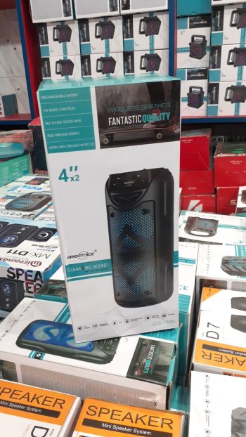GREATNICE GTS-1550 USB/TF/SD/FM Radio  Card Supported Bluetooth Wireless Speaker With FM Radio & Lightning Effects 4"+4" duel extra large super bass&music bluetooth speaker