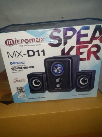 Micromax MX-D11 Bluetooth Speaker with extreme bass and sound quality (1Set)