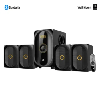 XTREME FLASH 4:1 Multimedia Speaker with Remote | Bluetooth, USB, FM, SD Card | 35W RMS Power | Wall Mountable