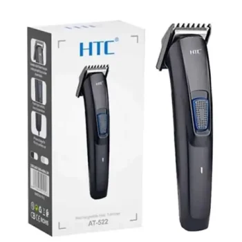 HTC AT-522 Rechargeable Hair Clipper & Beard Trimmer for Men – Adjustable Cutting 1-4mm
