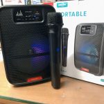GREATNICE GTS-2405 Bluetooth Portable Wireless Speaker | 6.5" Karaoke Speaker with Free Wireless Mic, USB/TF/FM/BT Support