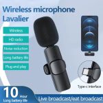 K8 Wireless Lavalier Microphone – Type-C Plug & Play, Noise Reduction, 20m Range, 5Hr Battery | Android & iPhone Compatible ✅