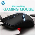 HP M100 Gaming Mouse USB Wired Optical Mouse with LED Backlight and Adjustable 1000 /1600 DPI 3 Buttons and Press Life Up to 5 Million Clicks